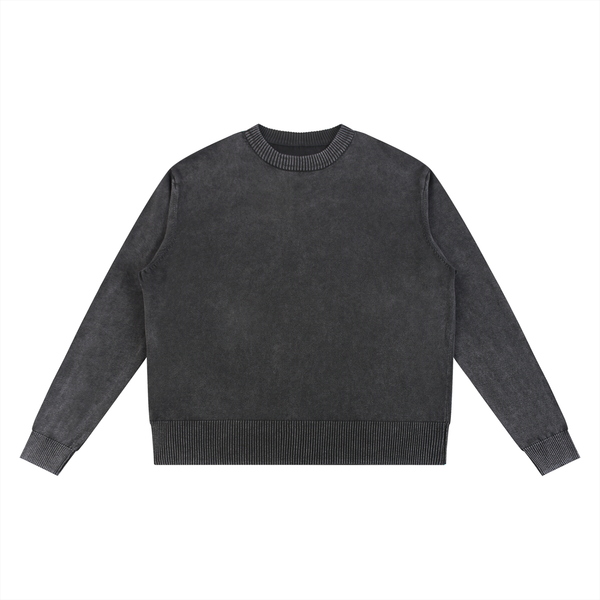Marcel Afters Mineral Wash Oversized Sweater — Dark