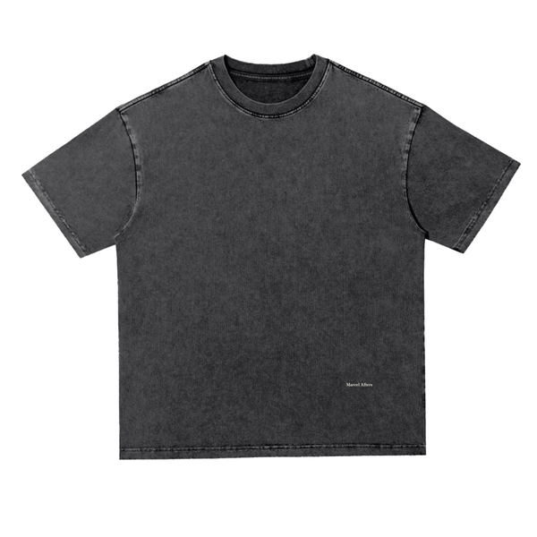Marcel Afters Women's Snow Washed Heavyweight Oversize T-Shirt — Dark