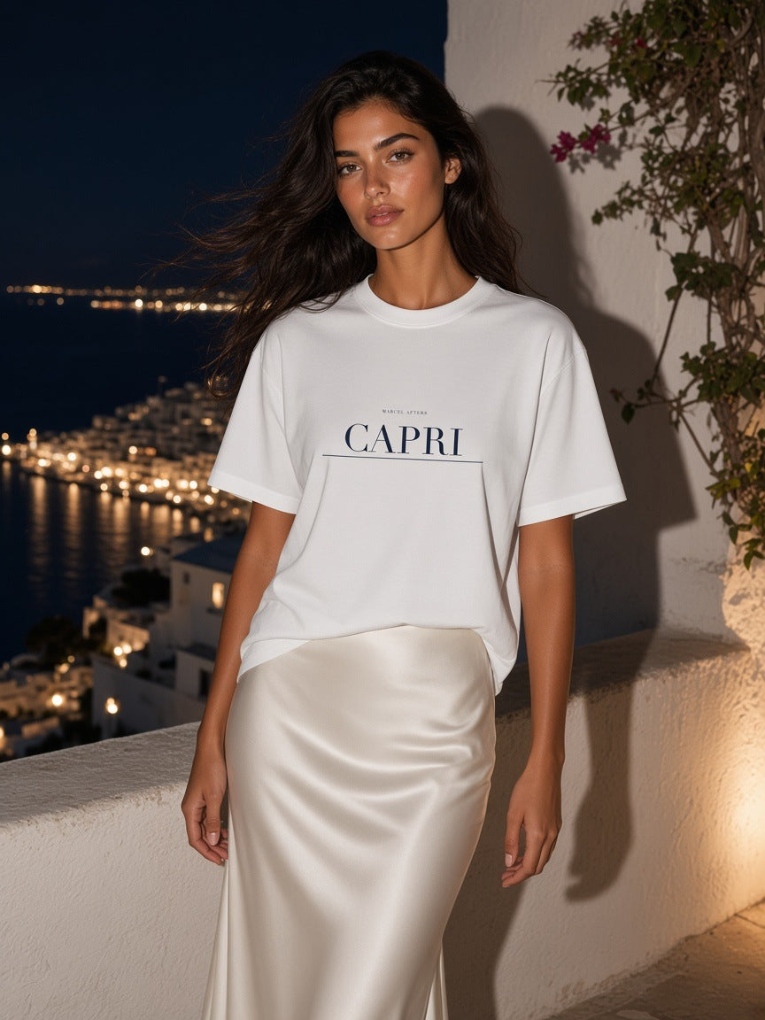 Capri Heavyweight Drop Shoulder T-Shirt