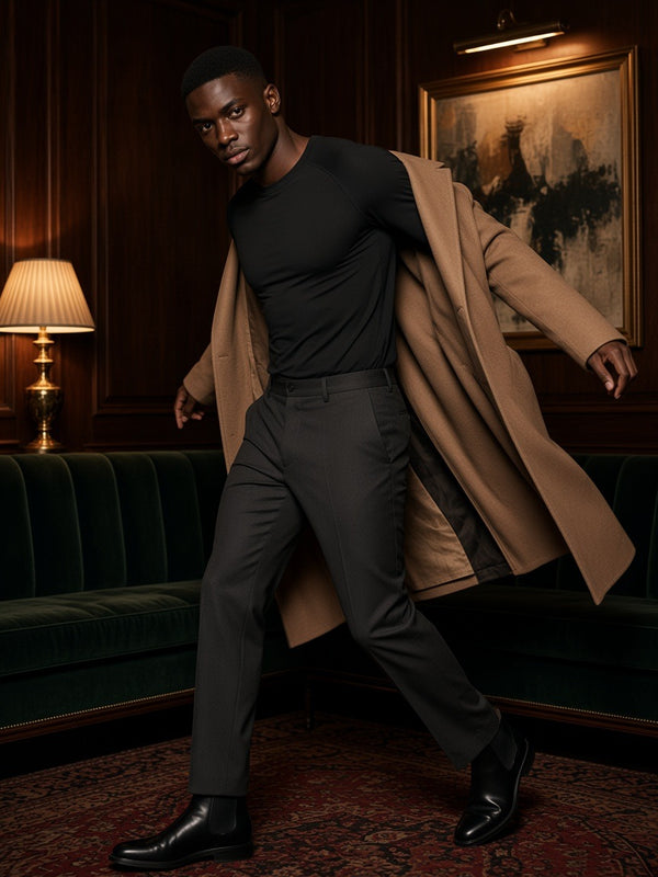 Marcel Afters Performance Long Sleeve T-Shirt — Dark