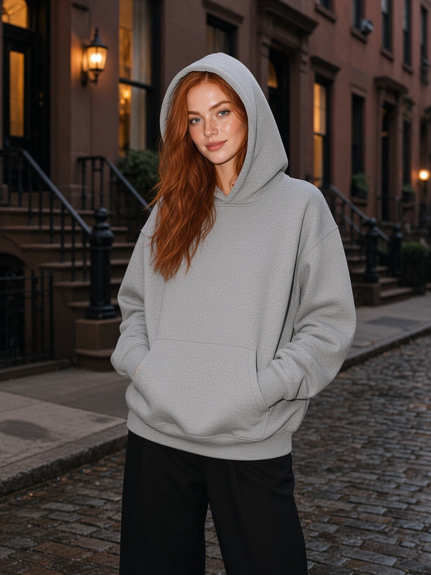 Marcel Afters Essential Boxy Heavyweight Drop-Shoulder Hoodie