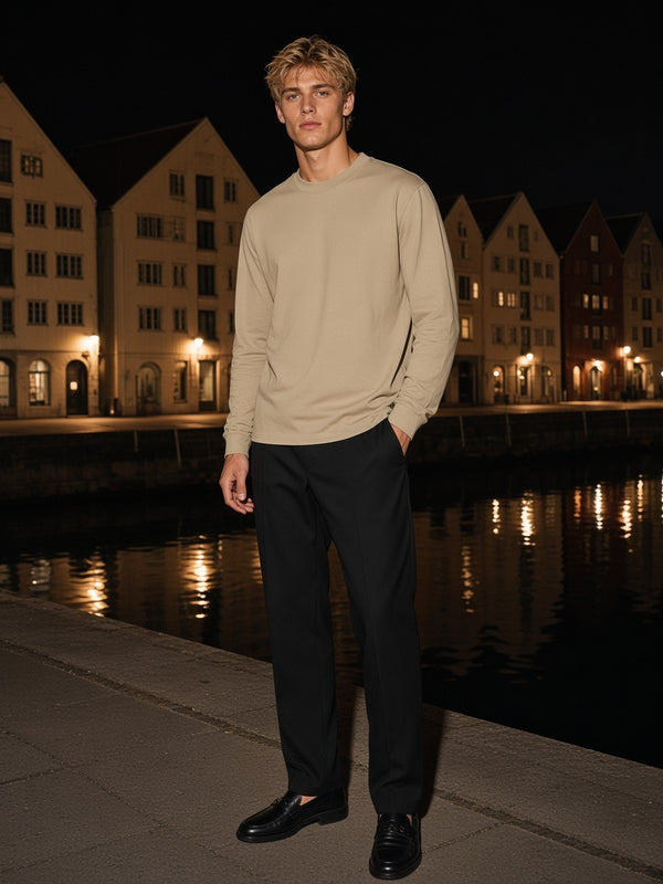 Marcel Afters Essential Cotton Long Sleeve T-Shirt