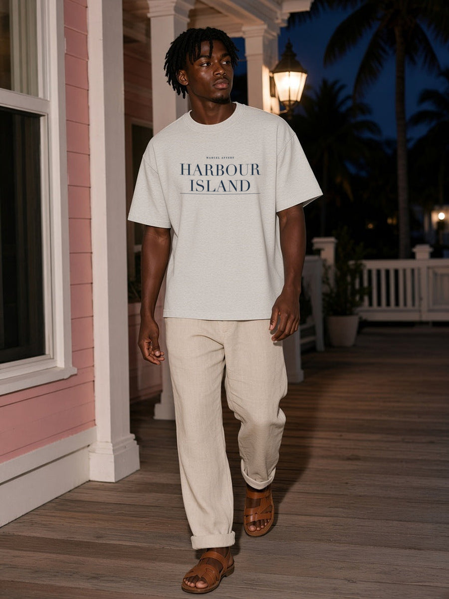 Harbour Island Heavyweight Drop Shoulder T-Shirt
