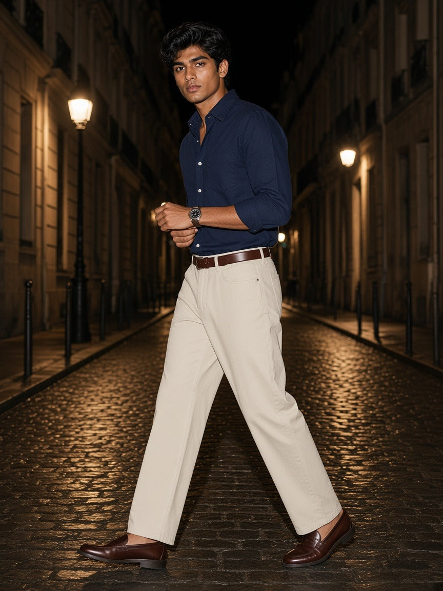 Marcel Afters Heavyweight Straight-Leg Trousers
