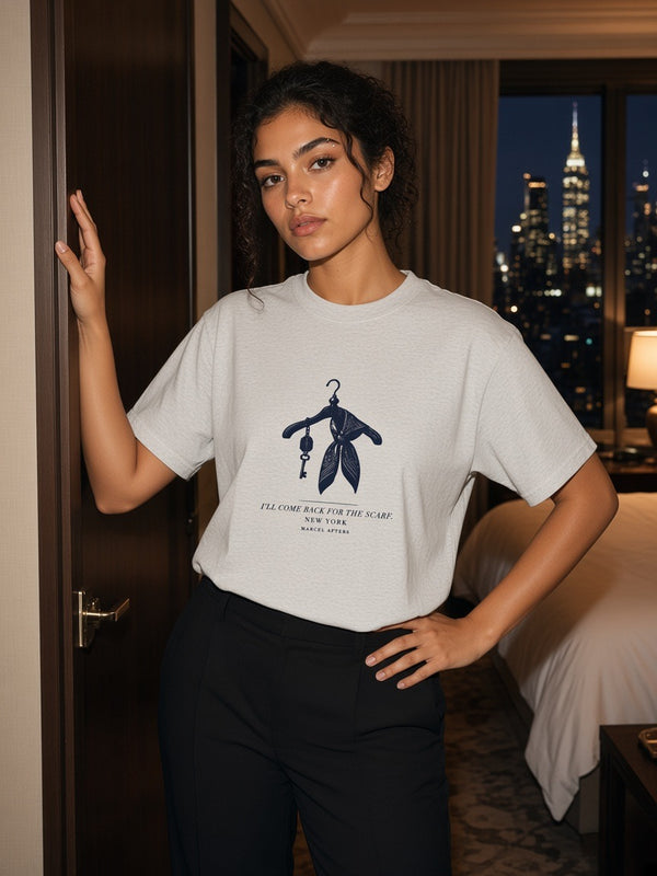 I'll Come Back For The Scarf Heavyweight Drop Shoulder T-Shirt