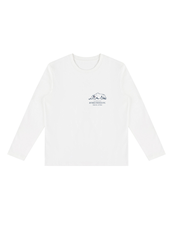 Retired From Racing Heavyweight Long Sleeve T-Shirt