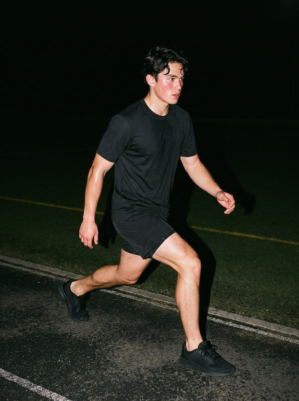 Marcel Afters Performance Short Sleeve T-Shirt, Dark Tones
