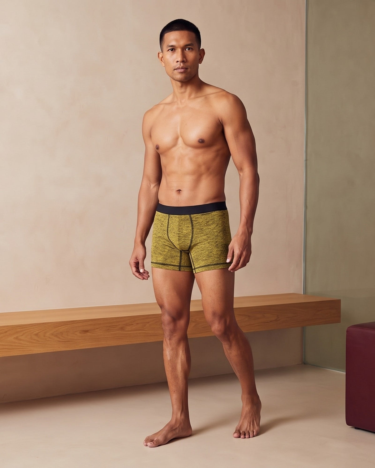 Man in the Boxer Brief — Canary / Black
