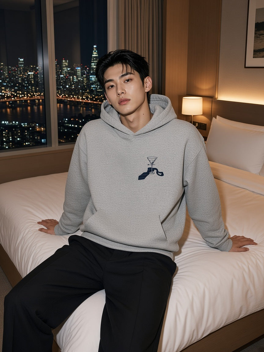 Two Cups, Rising Steam Heavyweight Pullover Hoodie