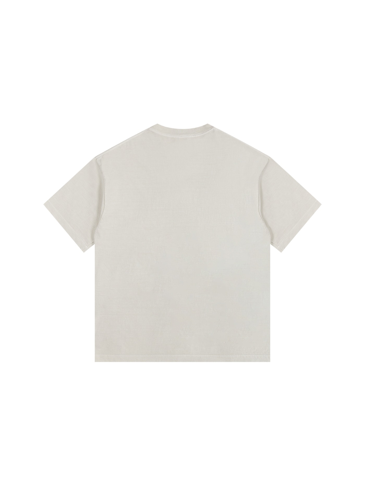 Vintage Washed Oversized Cotton T-Shirt Light Apricot