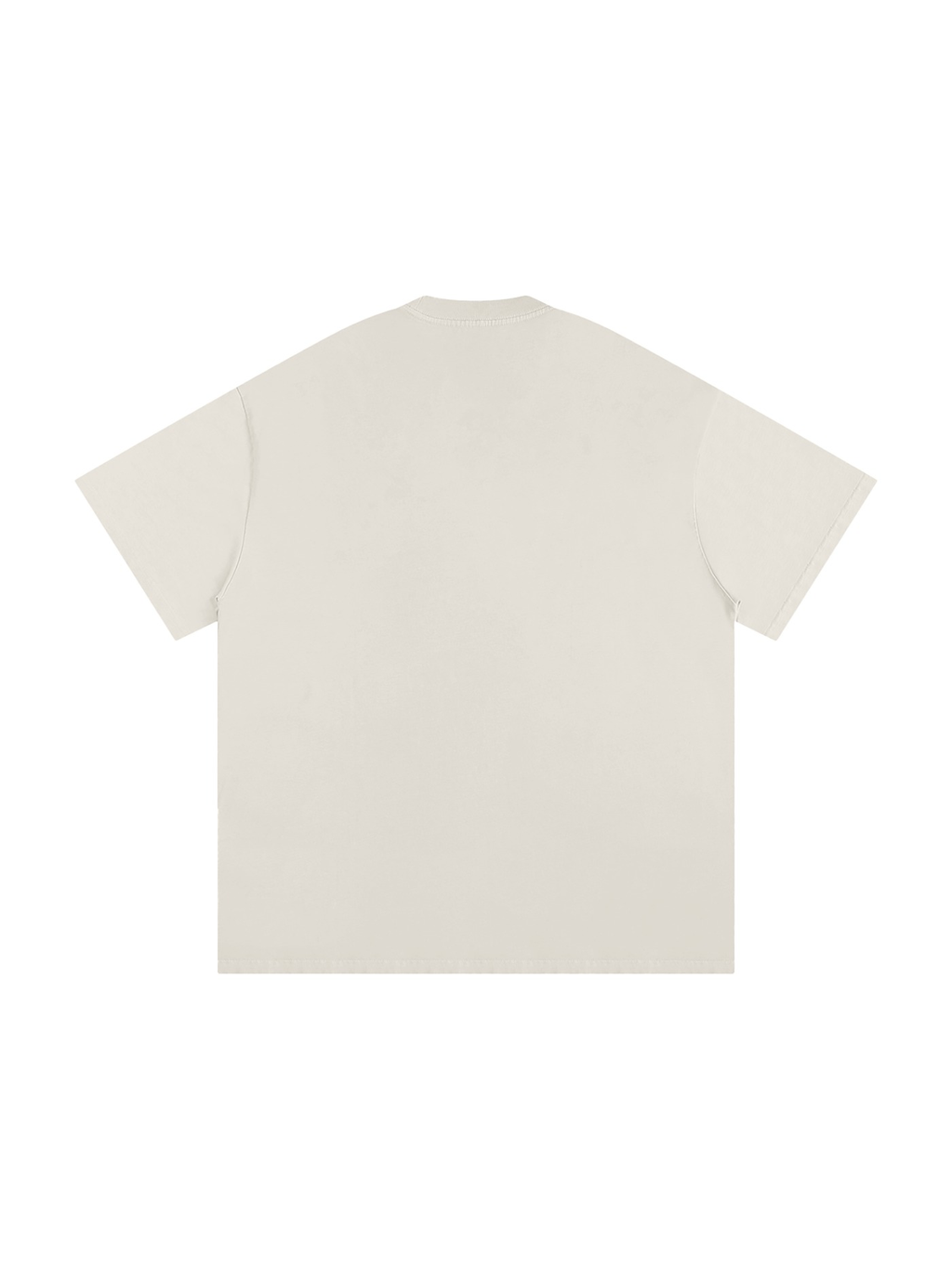 Heavyweight Loose Fit T-Shirt in Light Apricot, back view
