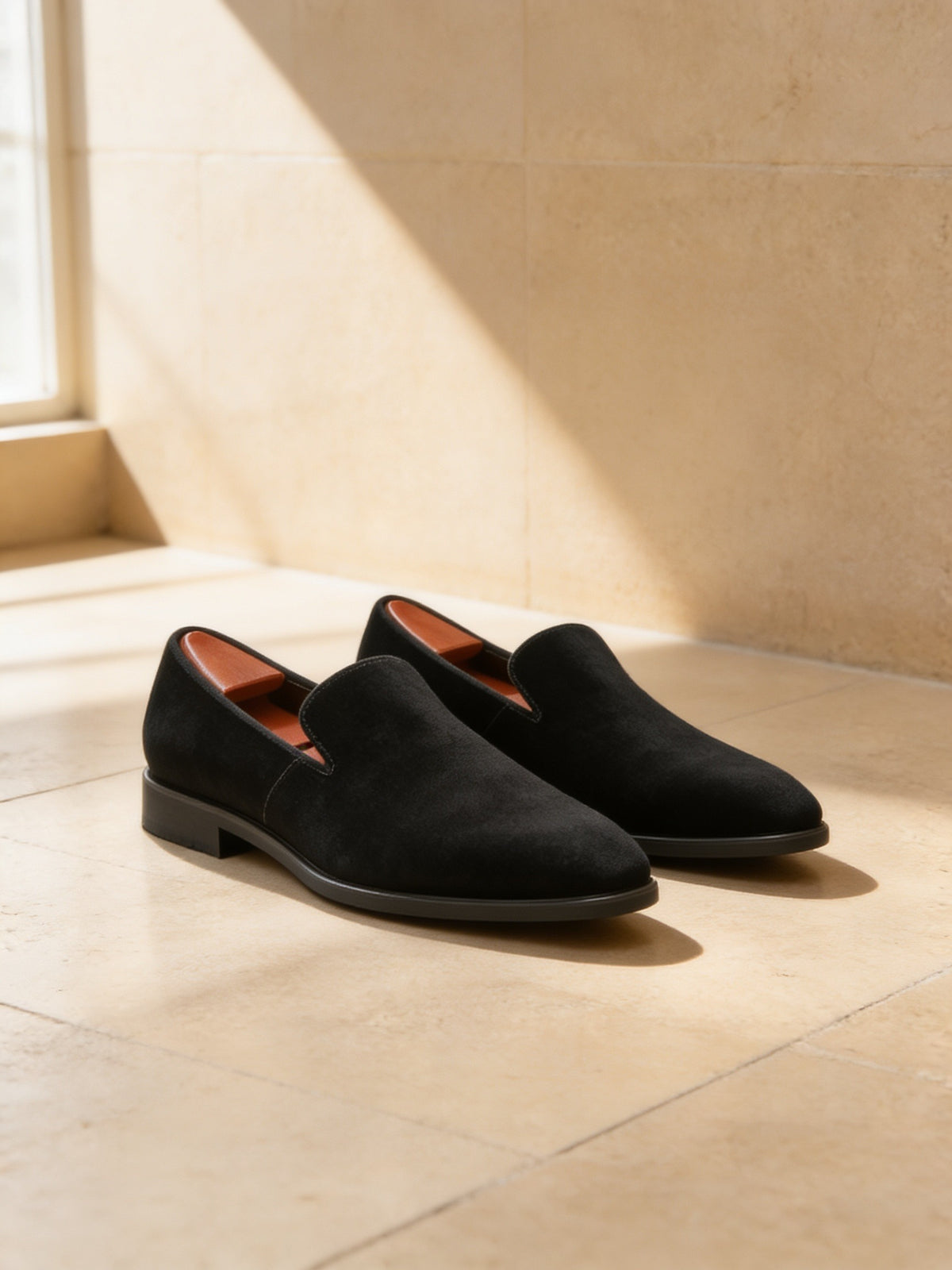The Night Porter Slipper, limestone studio
