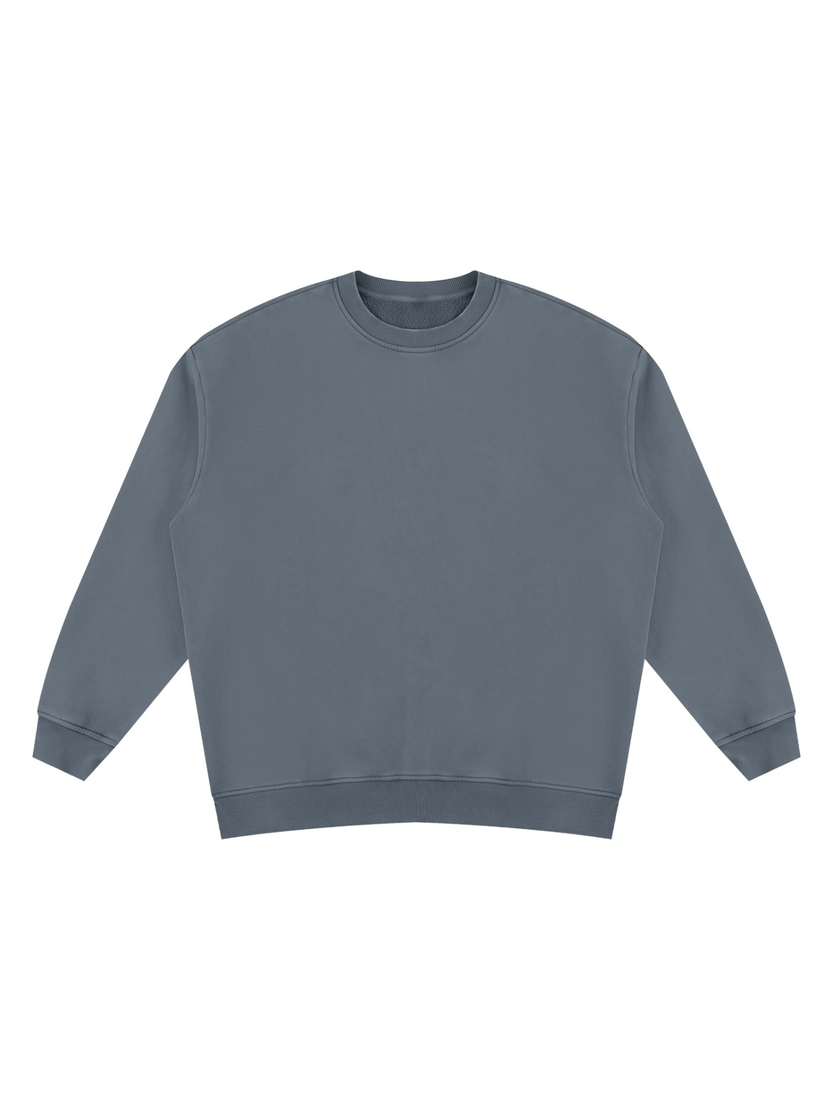 Vintage wash fleece sweatshirt in Washed Blue, front view