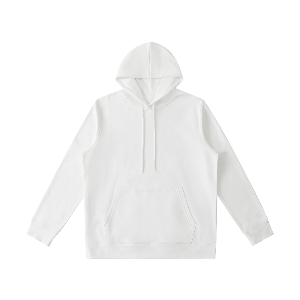 Essential oversized hoodie in Beige, front view