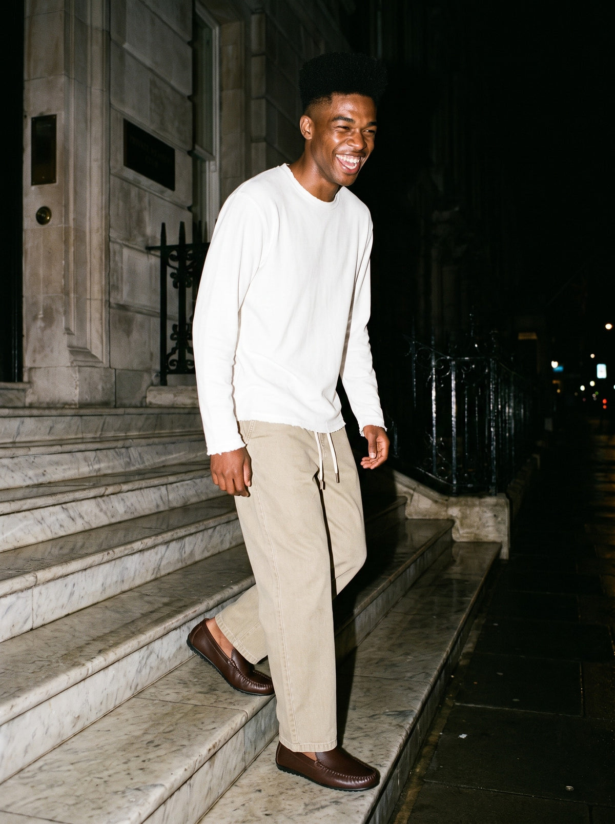 The House Guest Loafer, on model