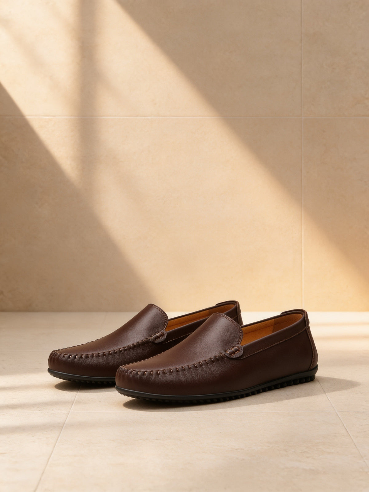 The House Guest Loafer, limestone studio