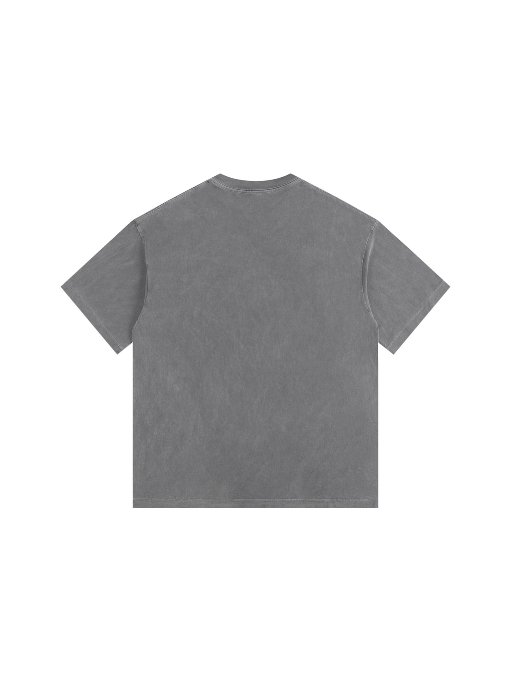Vintage Washed Oversized Cotton T-Shirt Gray