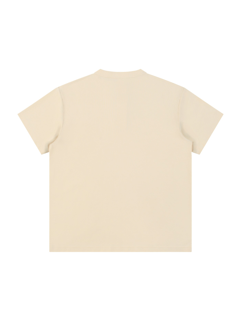 Short Sleeve Henley Shirt Apricot