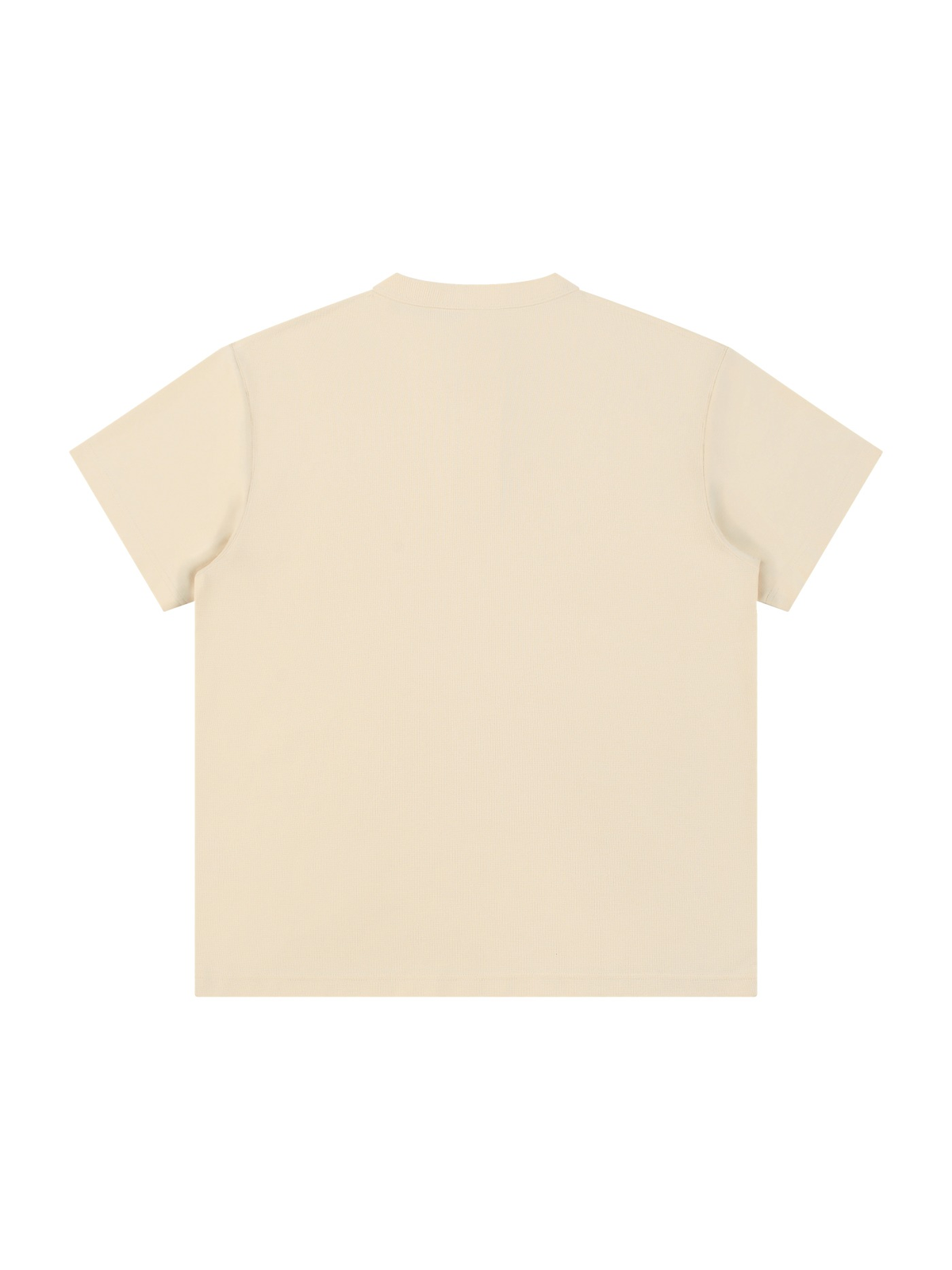 Short Sleeve Henley Shirt Apricot