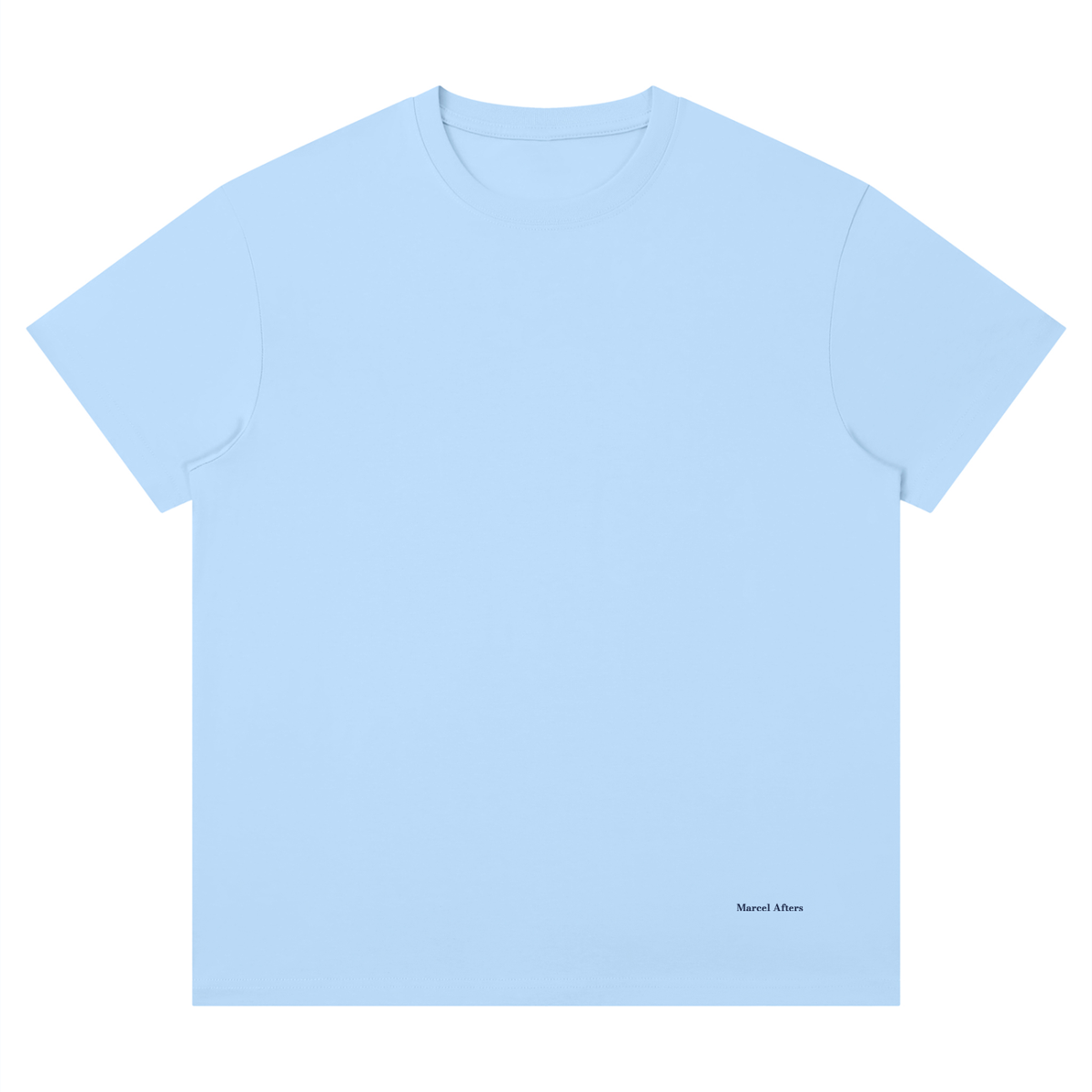 Unisex Regular Fit Coolmax T-Shirt in Sky Blue, front view