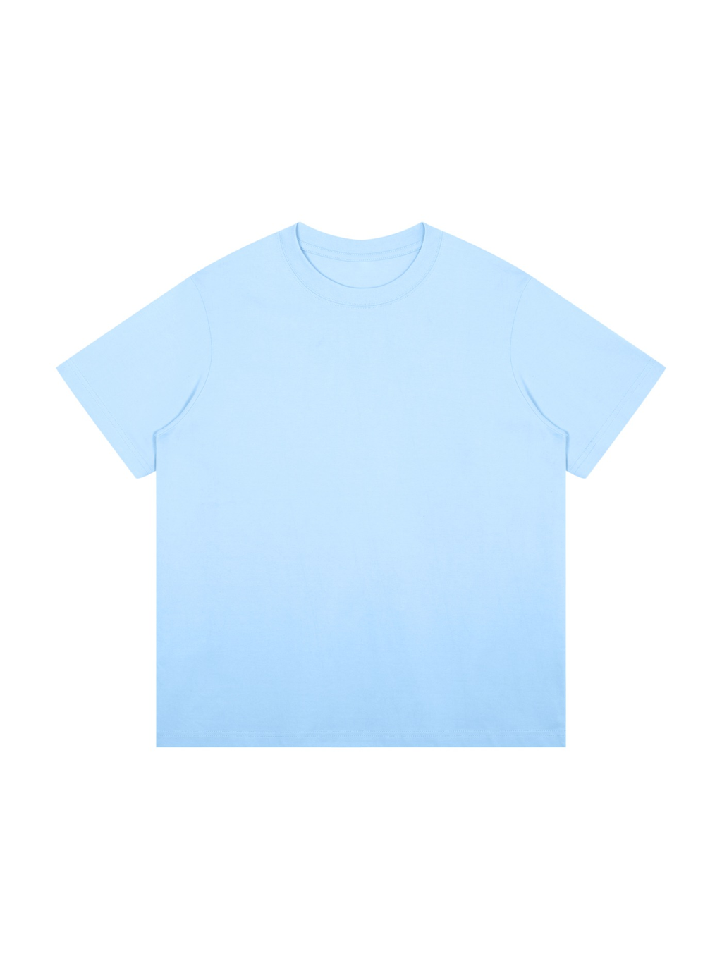 Unisex Mid-Weight Cotton T-Shirt Sky Blue