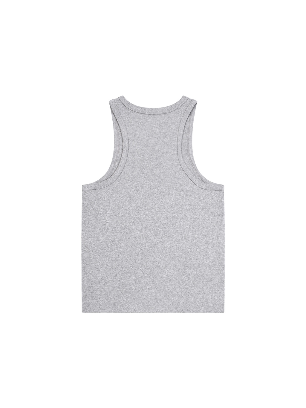 Performance tank top in Flower Gray, back view