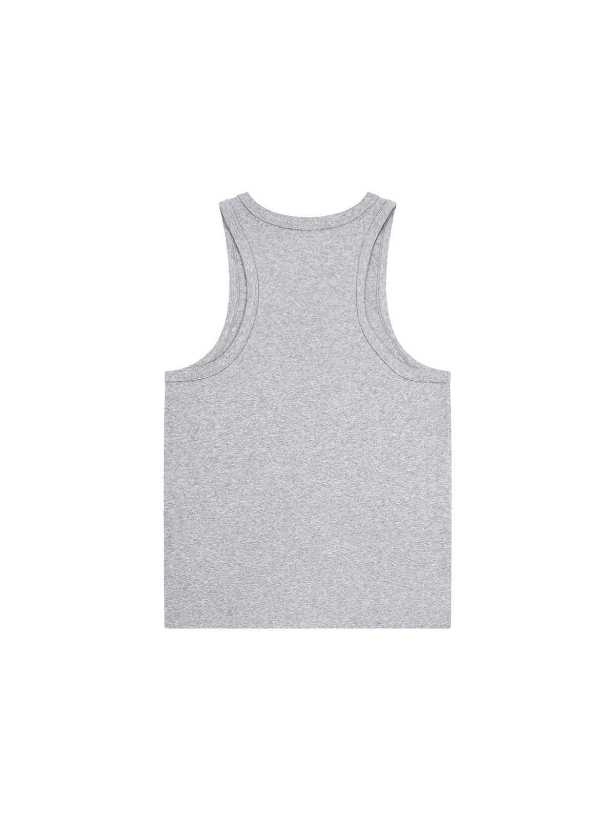 Performance tank top in Flower Gray, back view