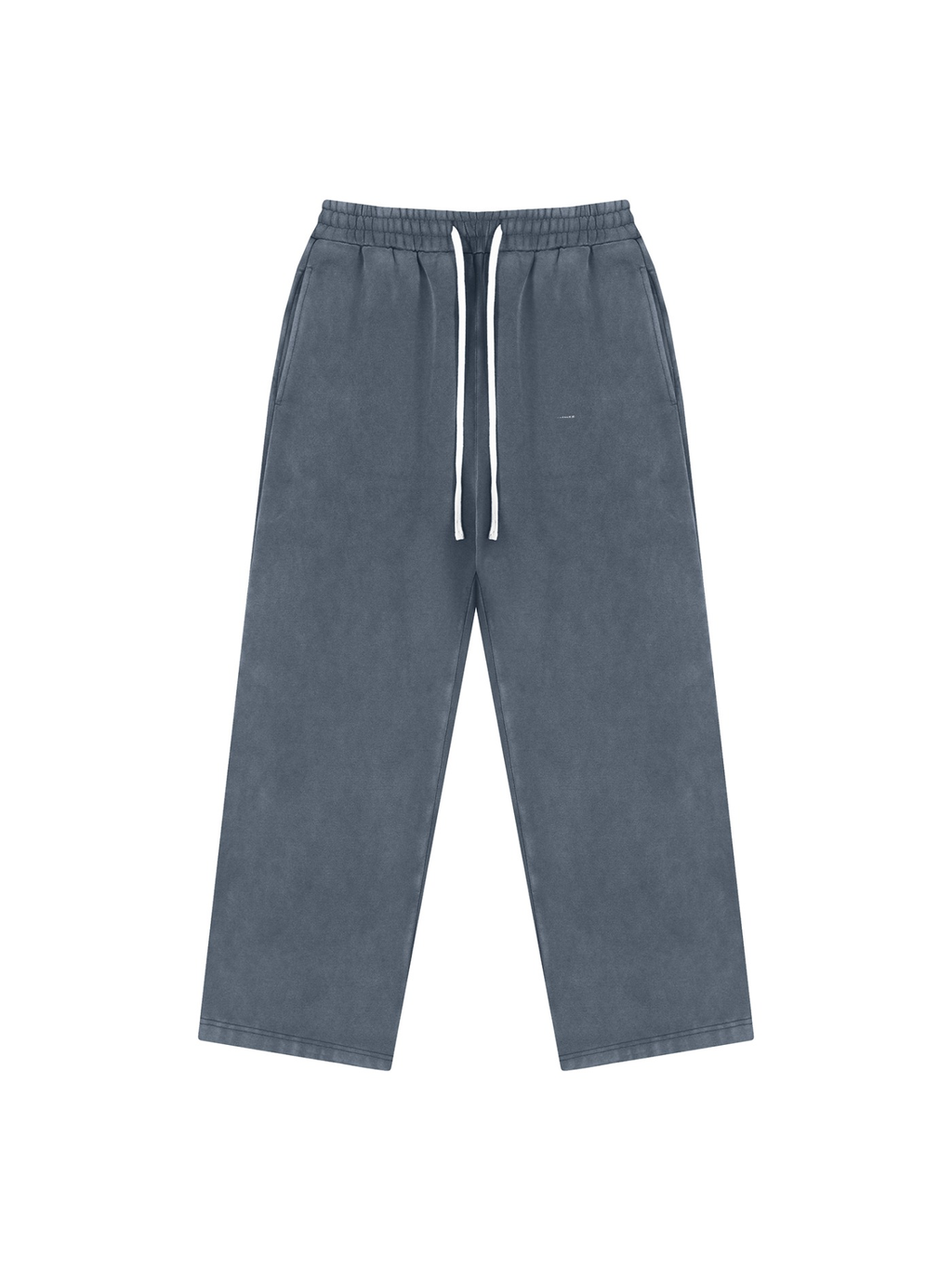 Vintage wash fleece sweatpants in Washed Blue, front view