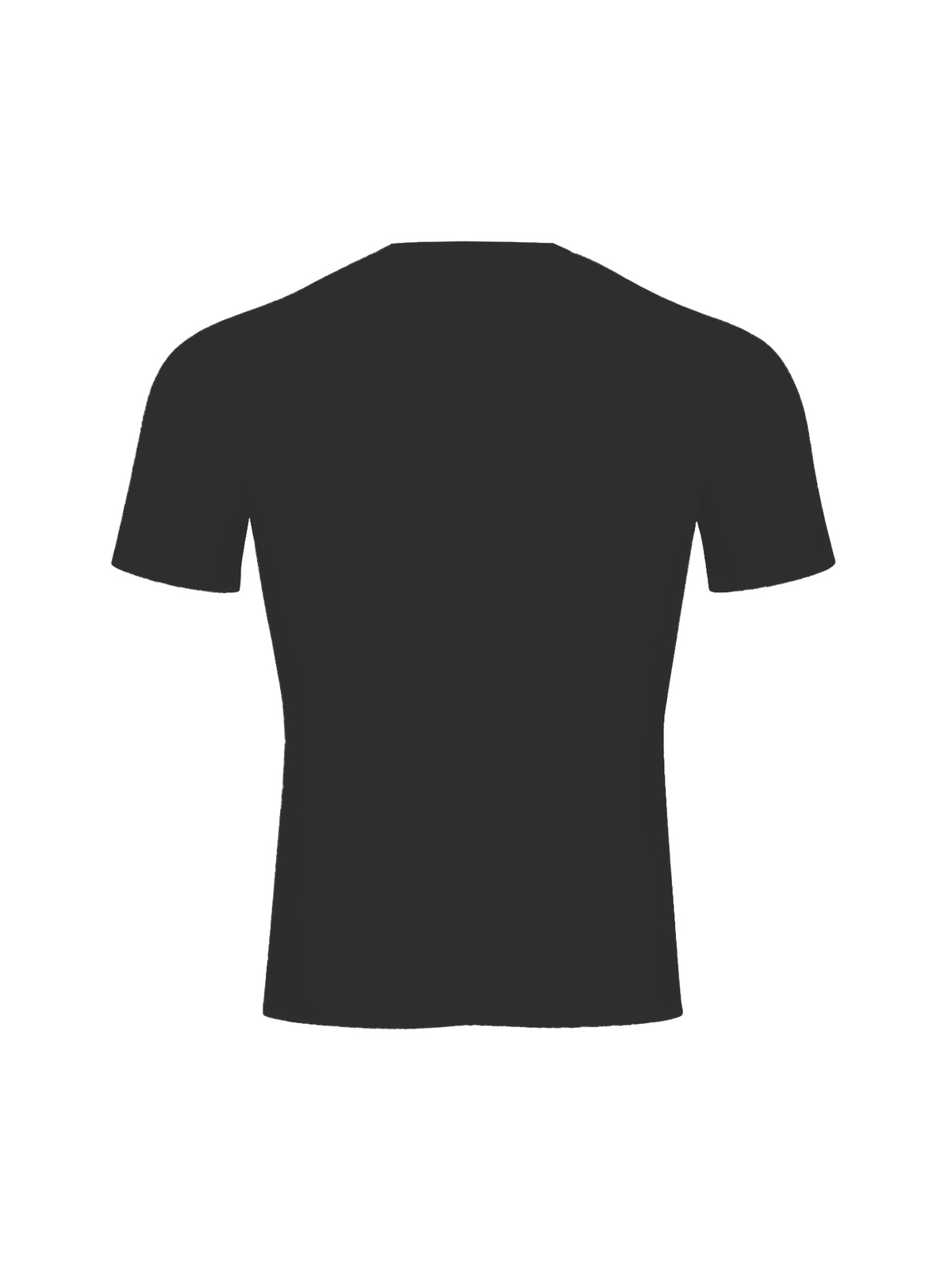 Performance Short Sleeve T-Shirt in Black, back view