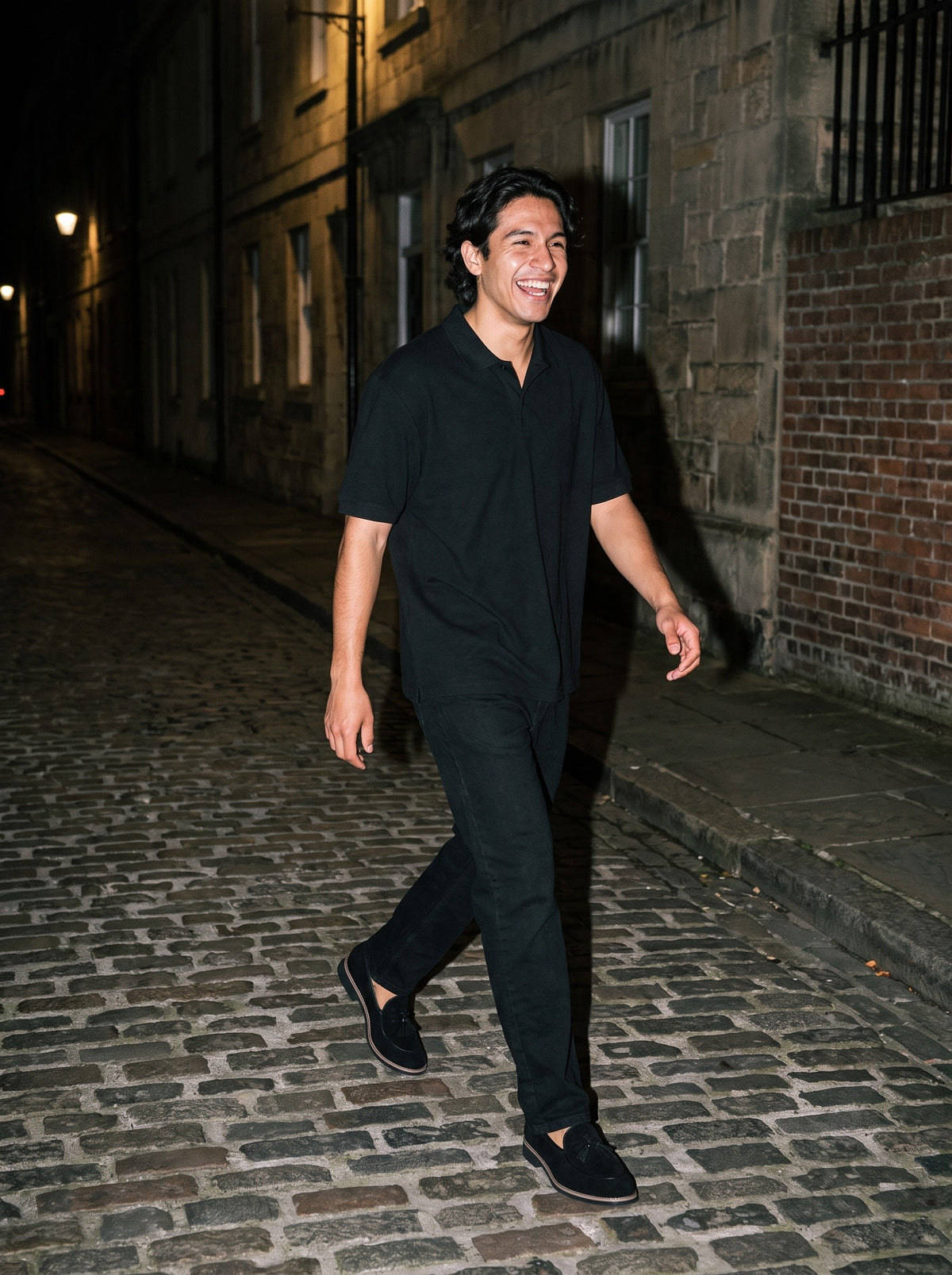The Plus One Tassel Loafer, on model