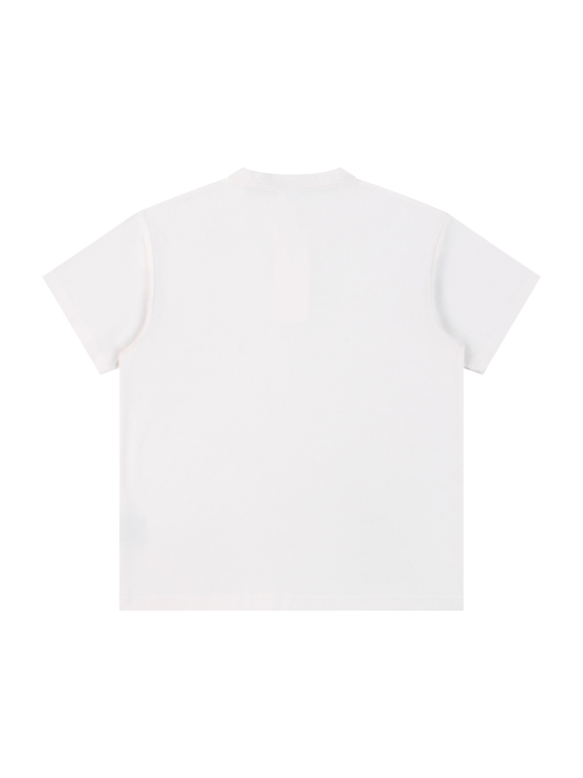 Short Sleeve Henley Shirt White