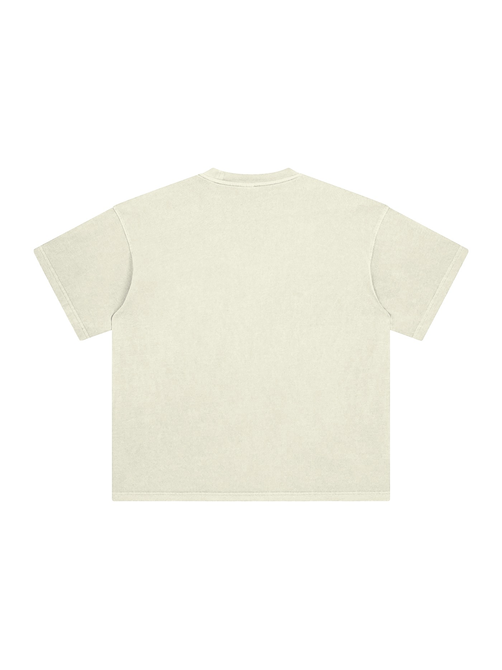 Enzyme Washed T-Shirt in Apricot, back view