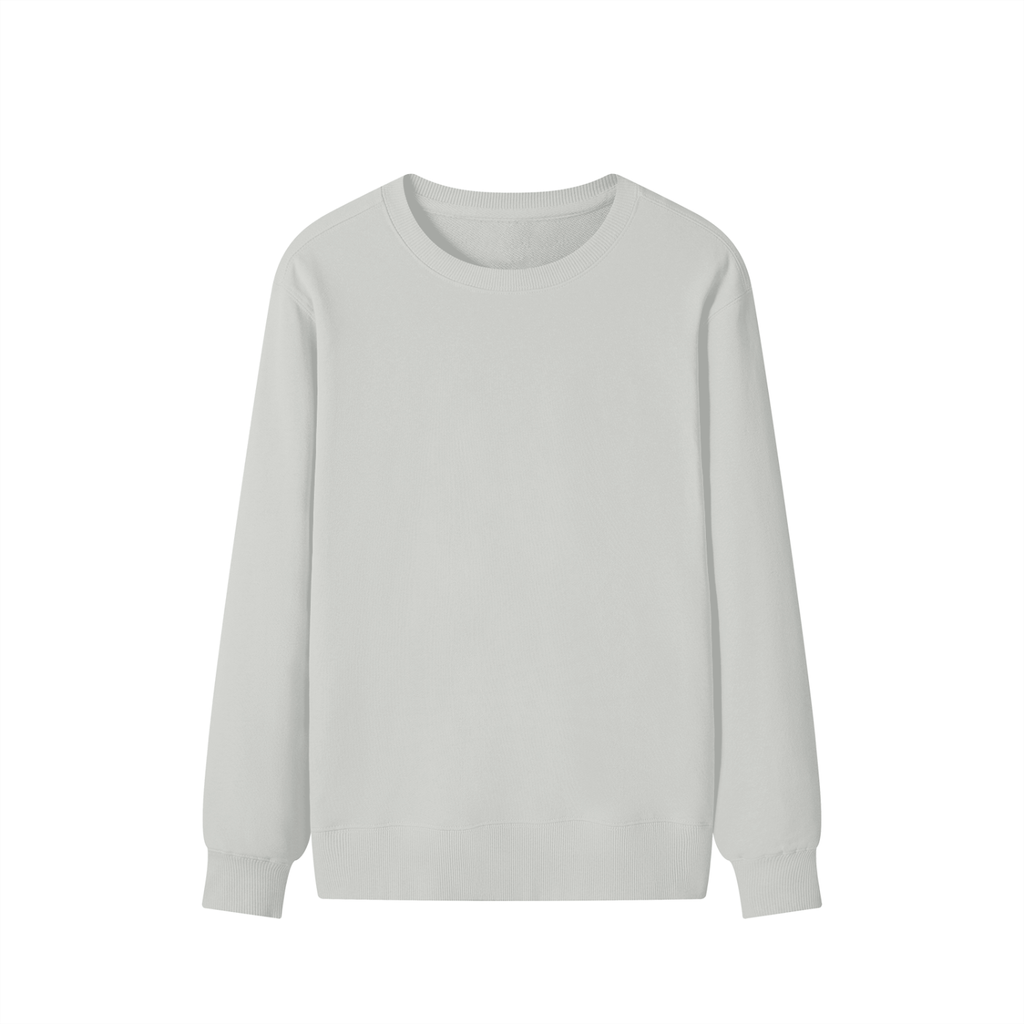 Classic Cotton Sweatshirt in Hemp Ash, front view