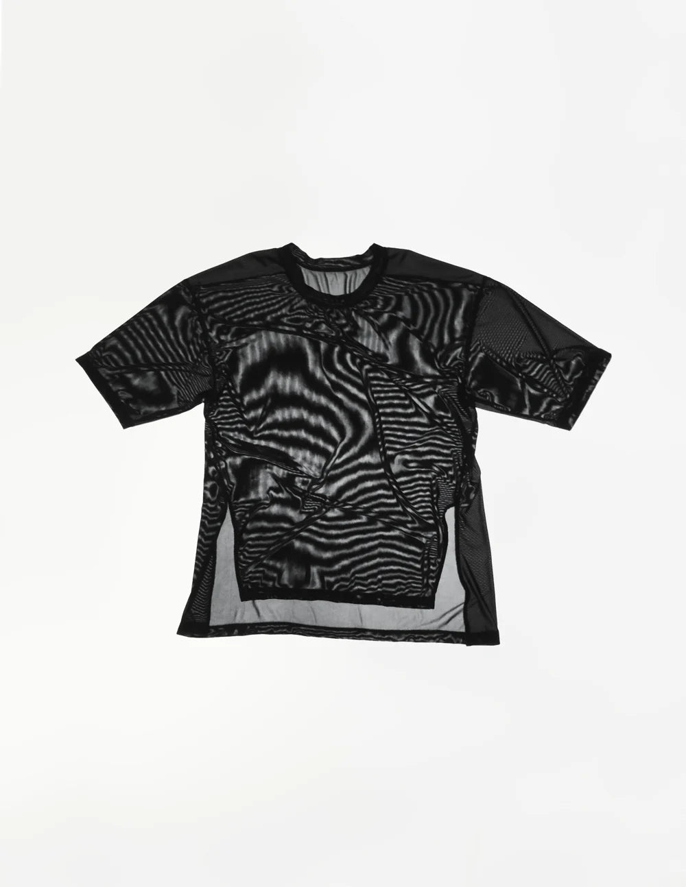 True Notions Flex Mesh Oversized Tee — Black product photo