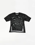 True Notions Flex Mesh Oversized Tee — Black product photo