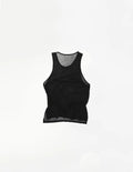 True Notions Flex Sylk Tank Top — Black product photo