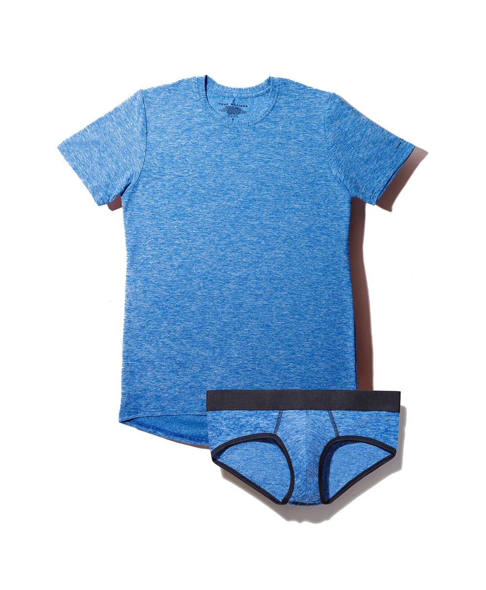 True Notions Azure Tee & Brief Signature Set