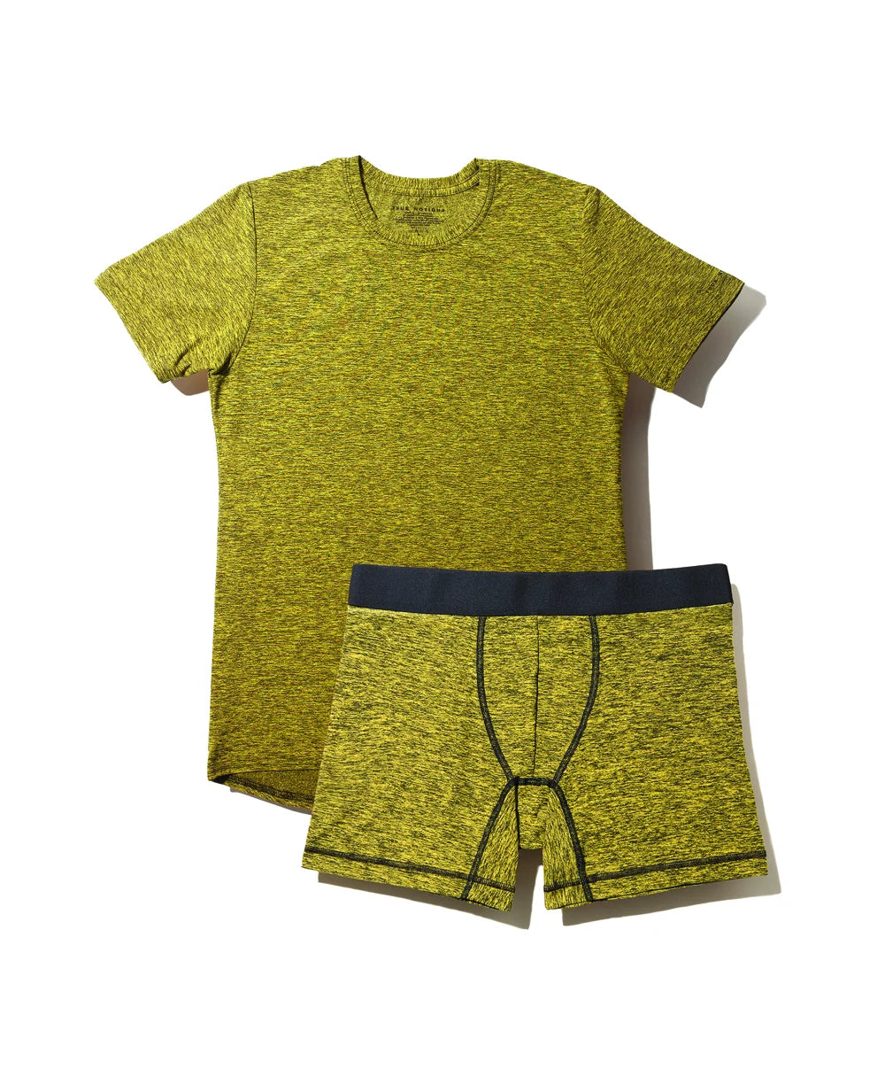 True Notions Tee + Boxer Brief Set — Canary Yellow