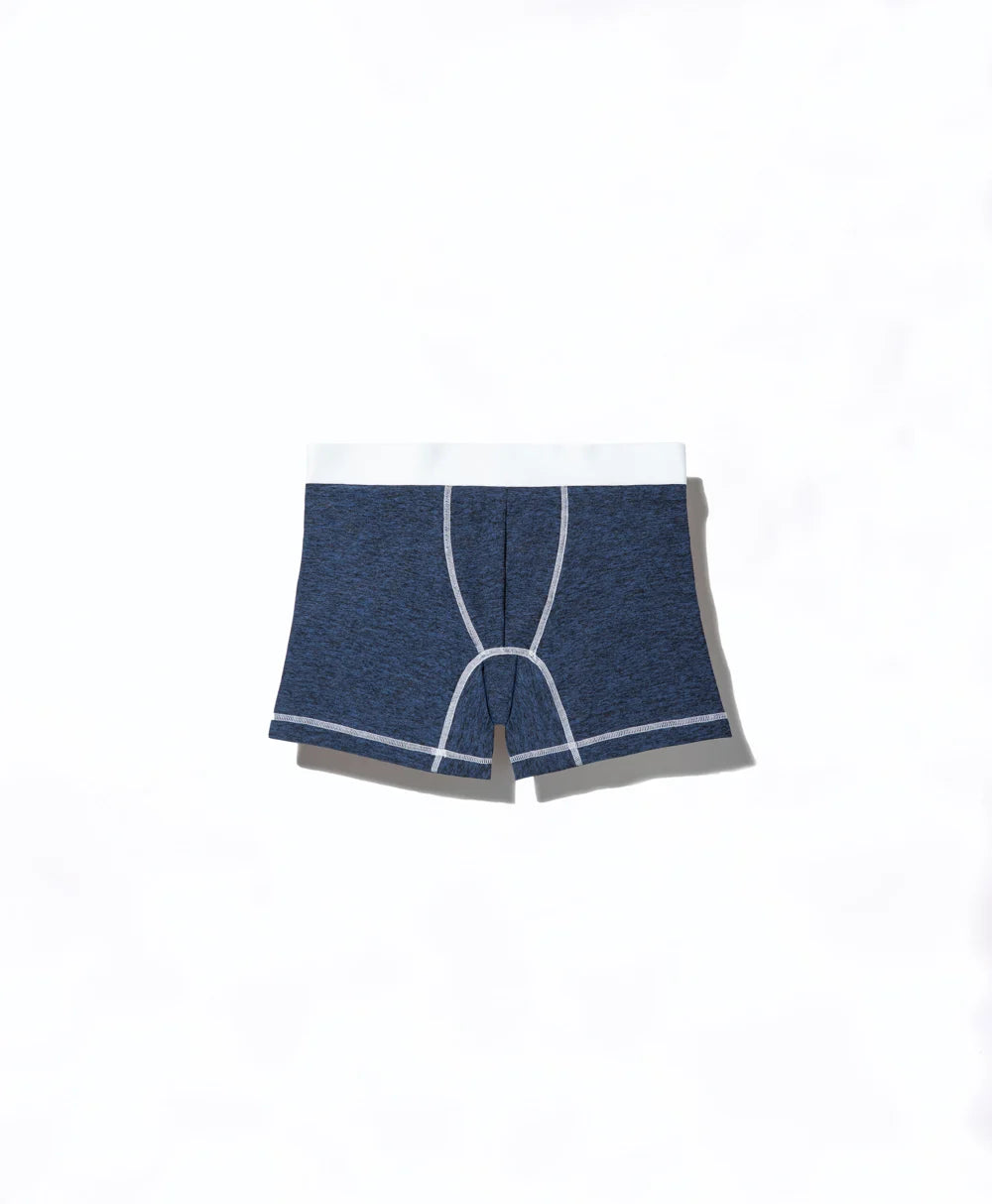 True Notions Boxer Brief — Navy / White