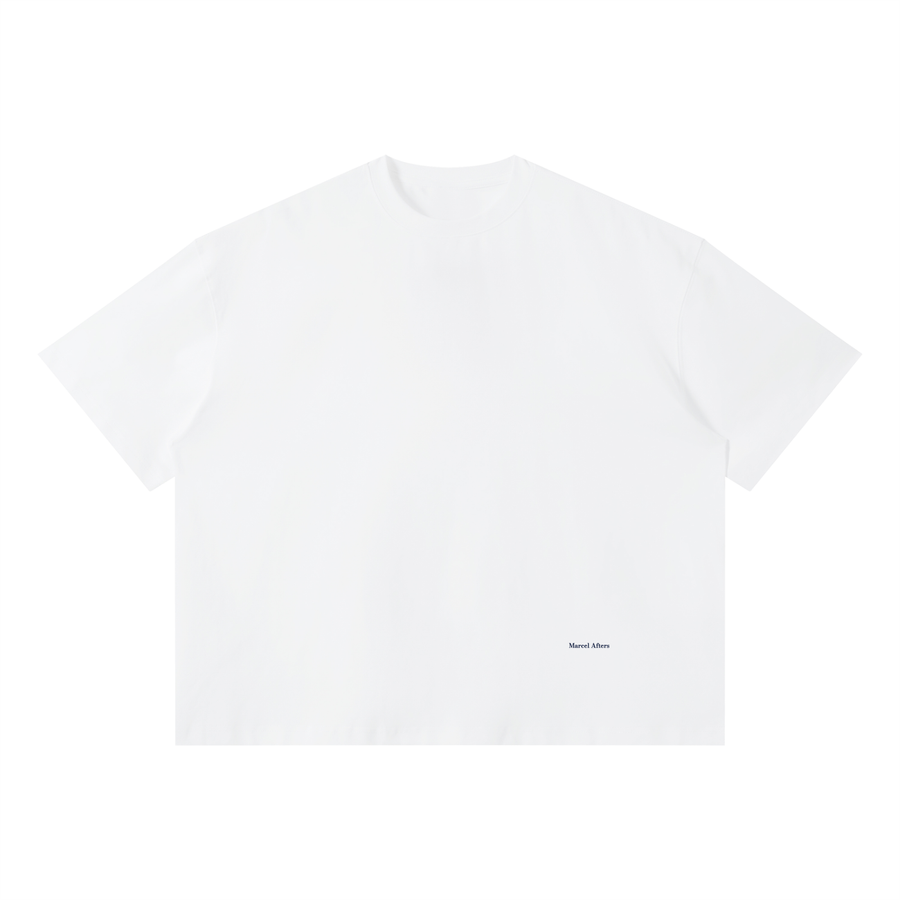 Sorona Boxy T-Shirt in White, front view