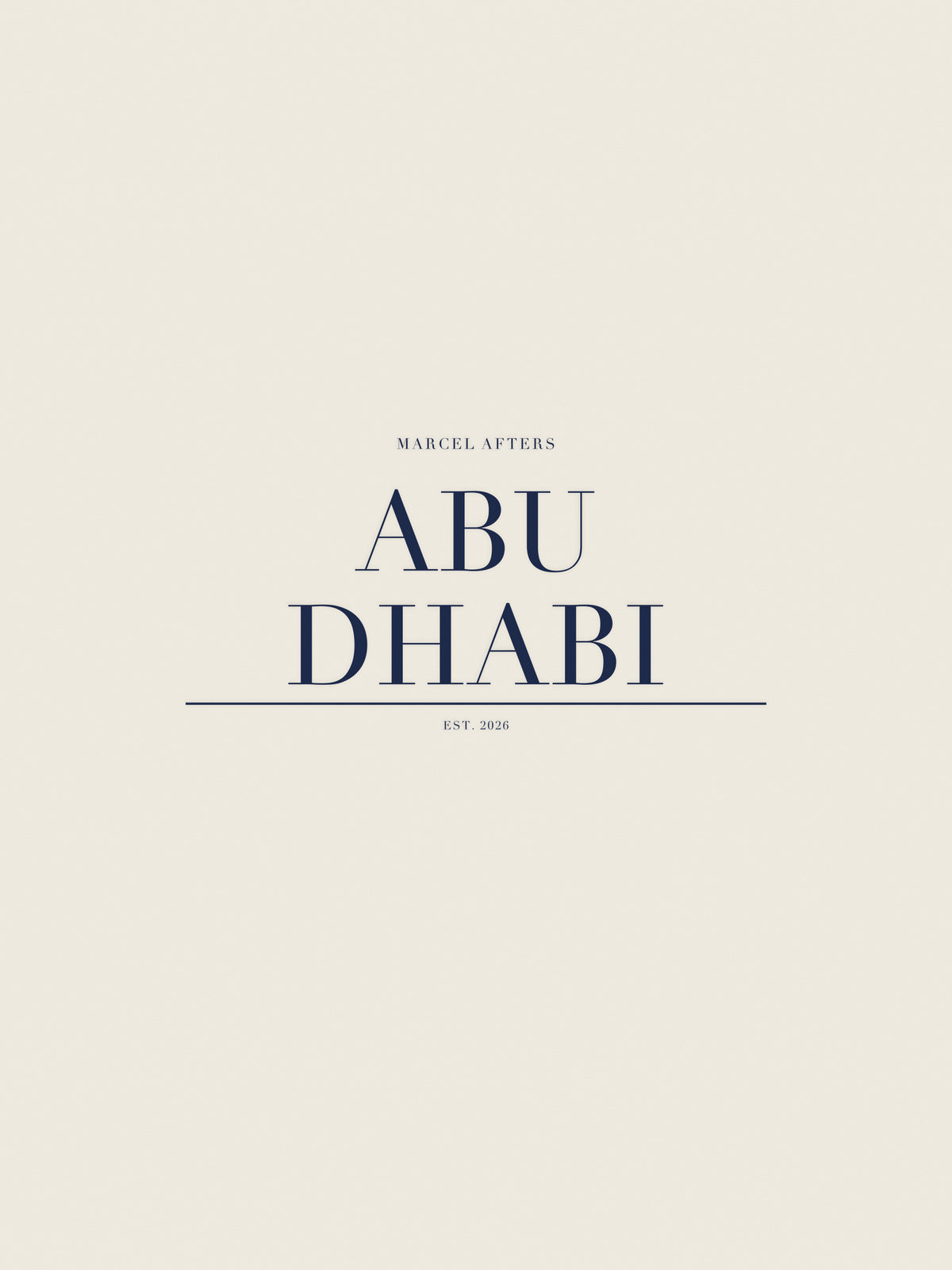 Abu Dhabi artwork card by Marcel Afters