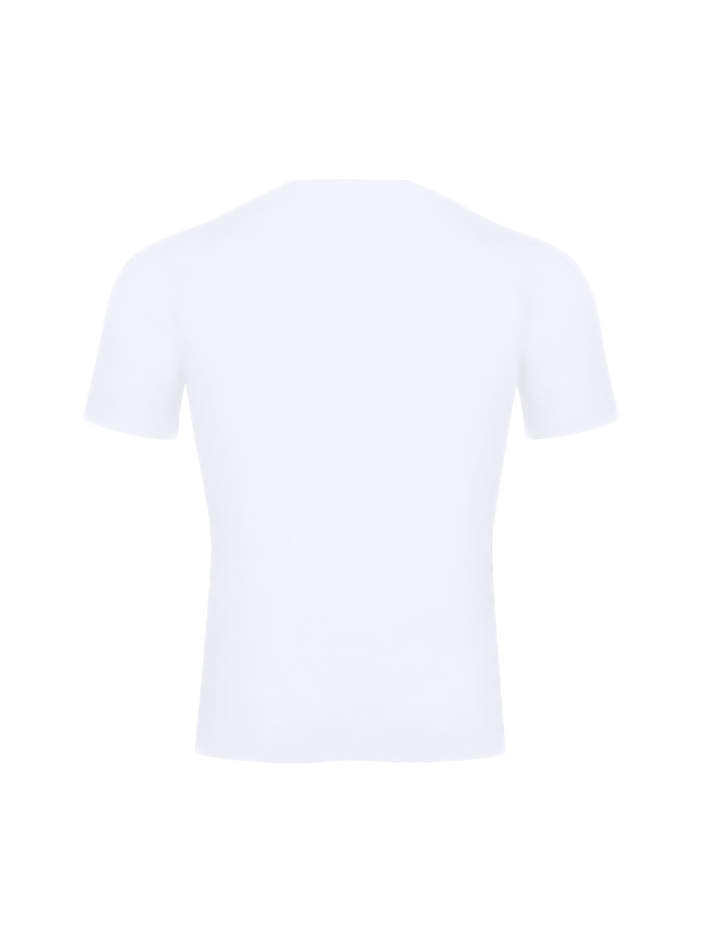 Performance Short Sleeve T-Shirt in White, back view