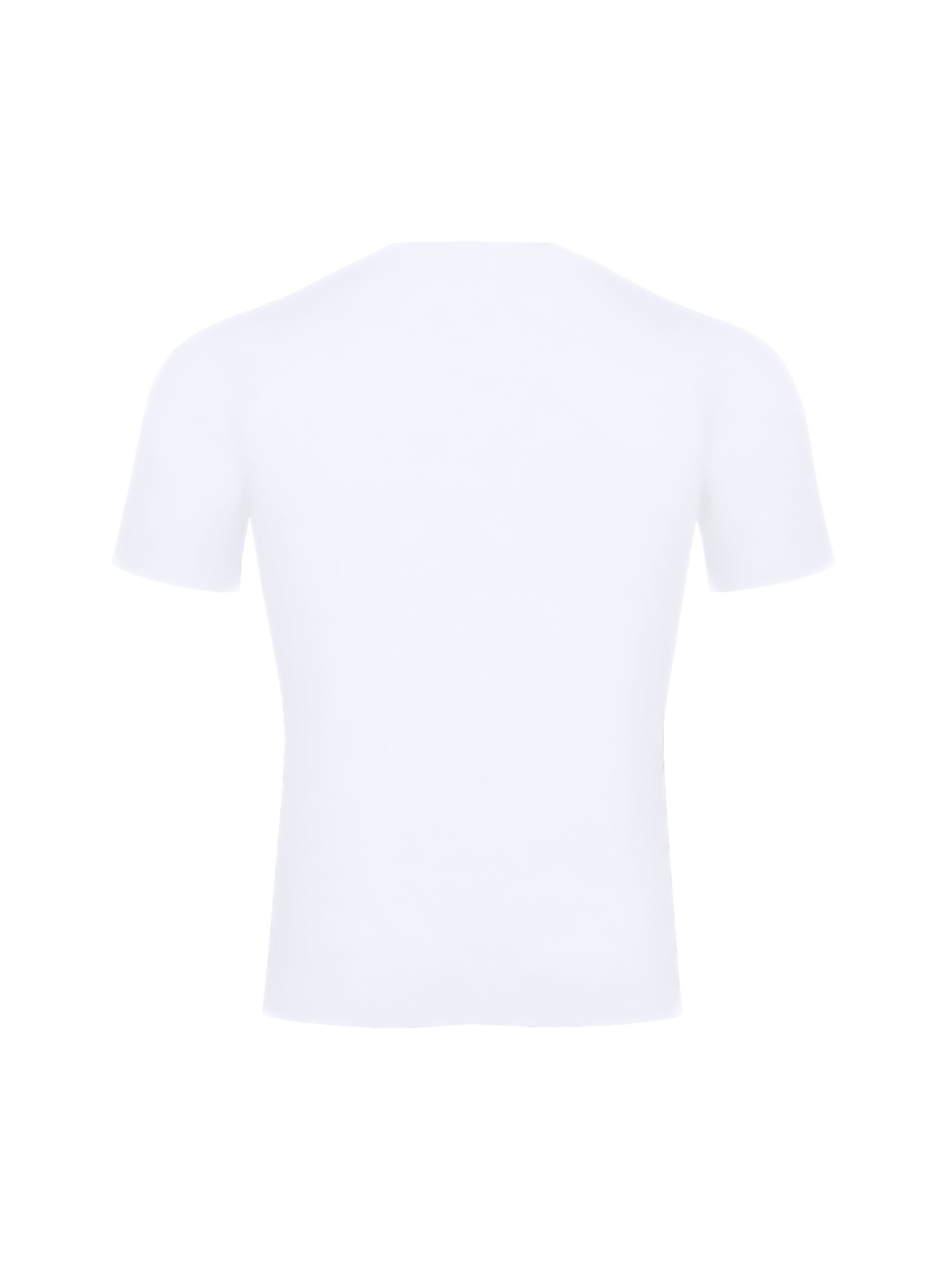 Performance Short Sleeve T-Shirt in White, back view