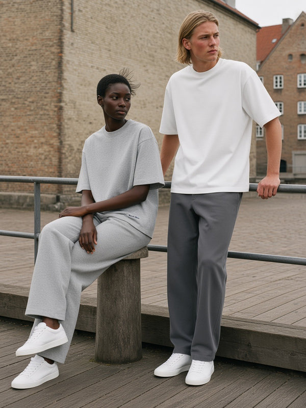 Marcel Afters Boxy Oversized T-Shirt, Light Tones
