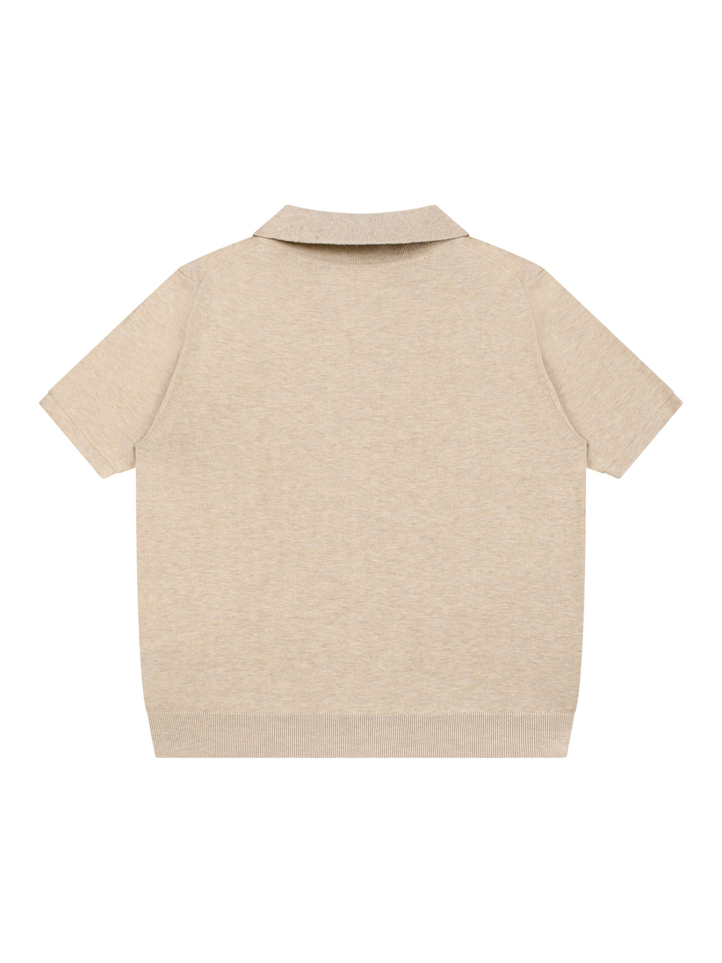 Unisex Heavyweight Oversized Polo Shirt Mild Apricot