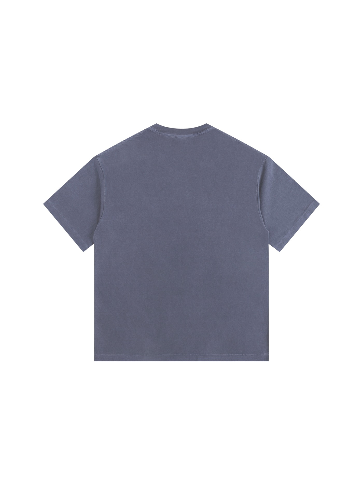 Vintage Washed Oversized Cotton T-Shirt Navy Blue
