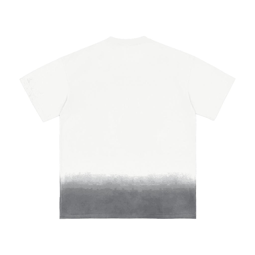 Sunfade Vintage Washed T-Shirt in White, back view