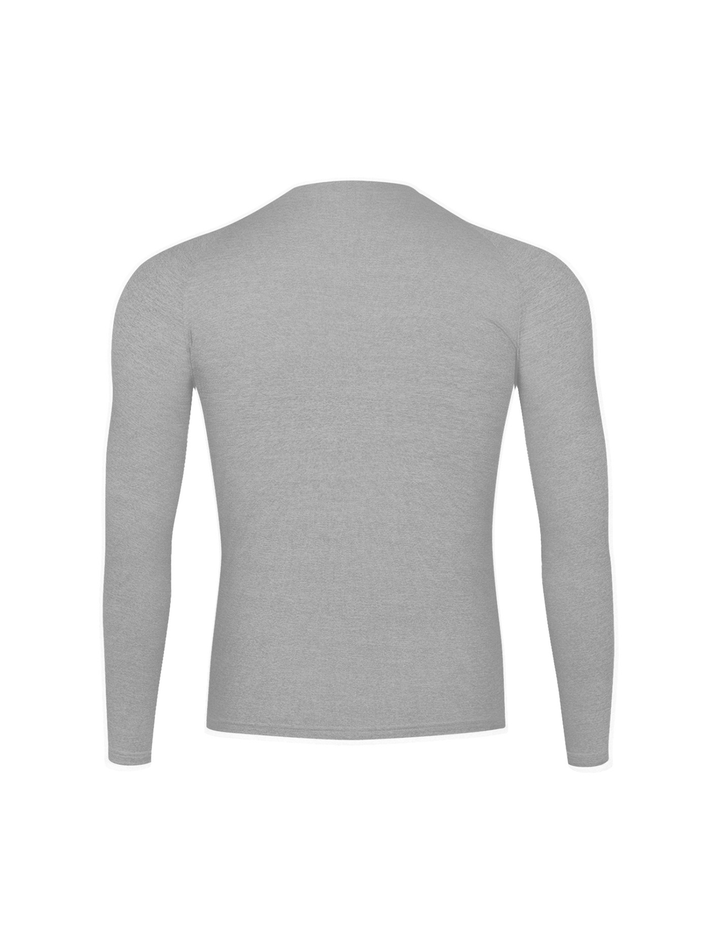 Marcel Afters Performance Long Sleeve T-Shirt in Flecking Gray, back view