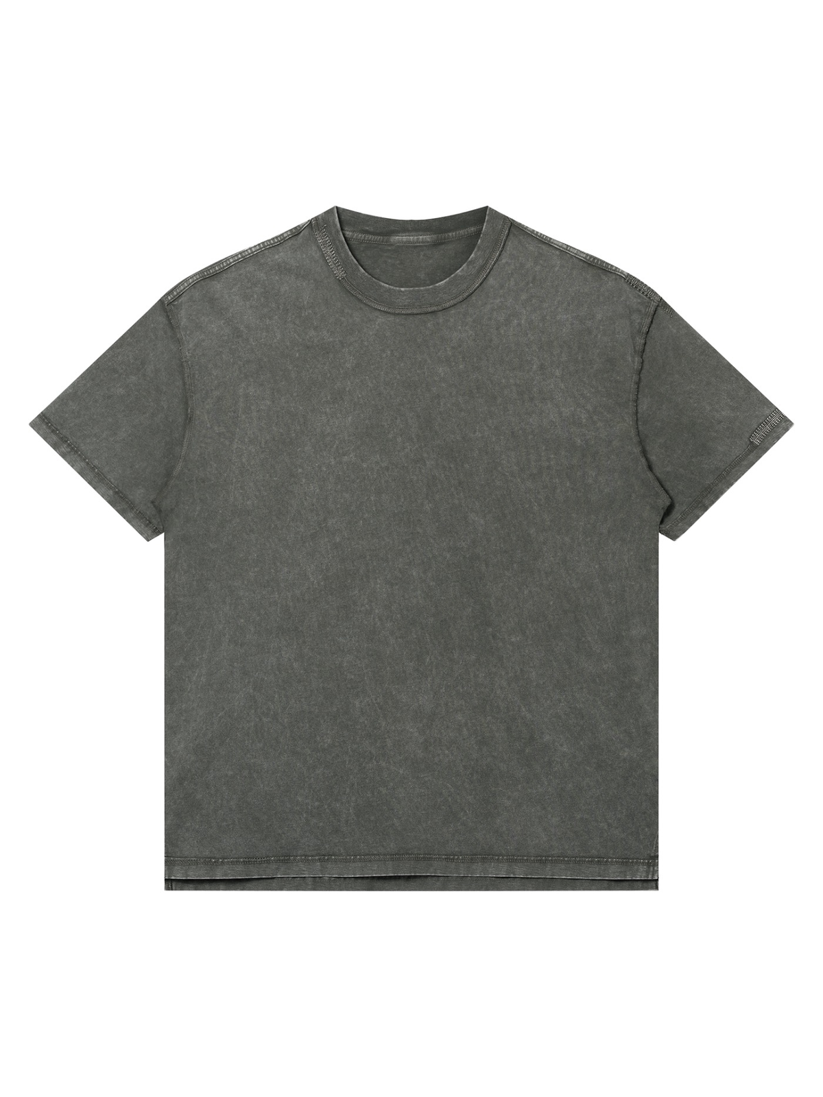 Unisex Mineral Wash Oversized T-Shirt Charcoal Gray