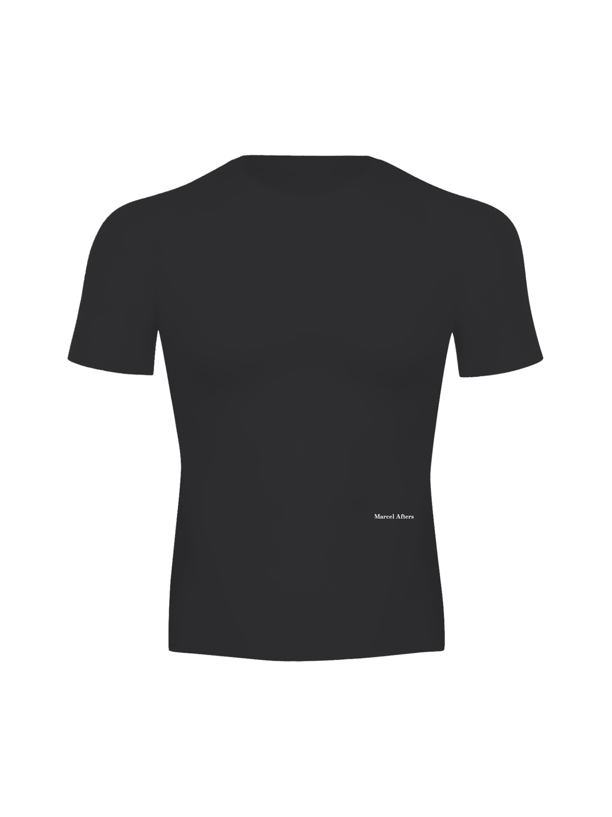 Performance Short Sleeve T-Shirt in Black, front view